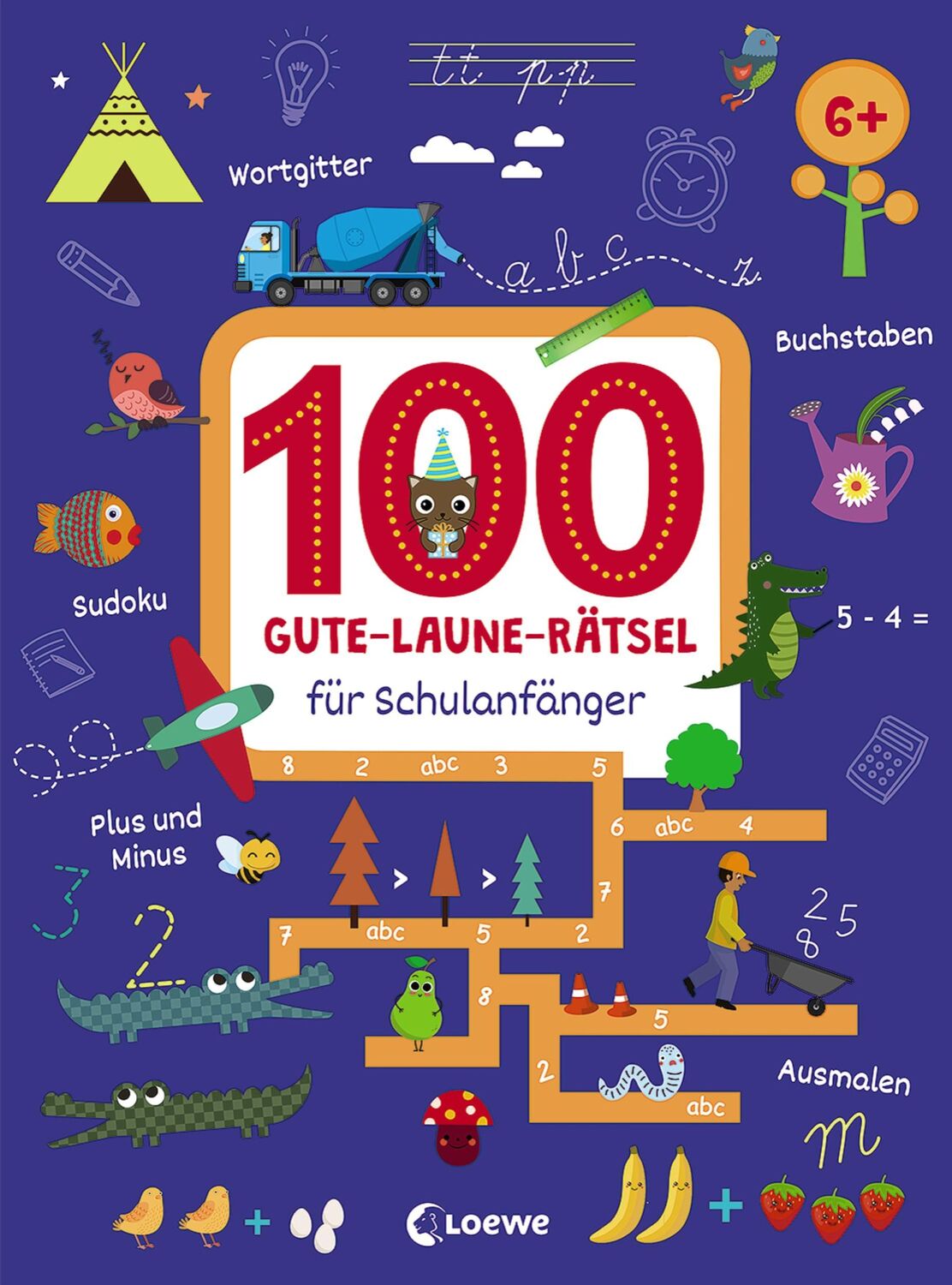 Cover: 9783743207196 | 100 Gute-Laune-Rätsel für Schulanfänger | Loewe Lernen und Rätseln