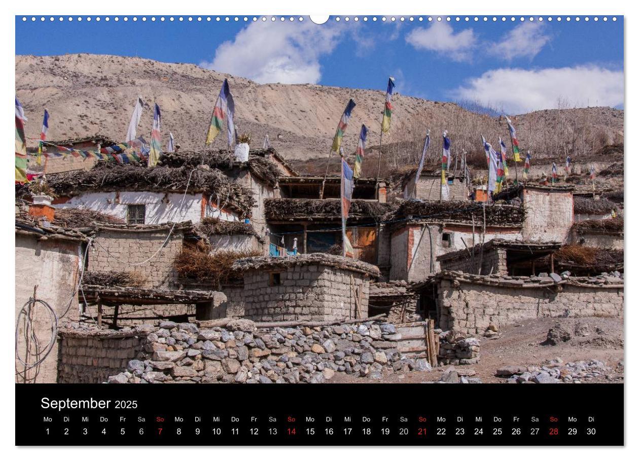 Bild: 9783435567560 | Namaste Nepal (Wandkalender 2025 DIN A2 quer), CALVENDO Monatskalender