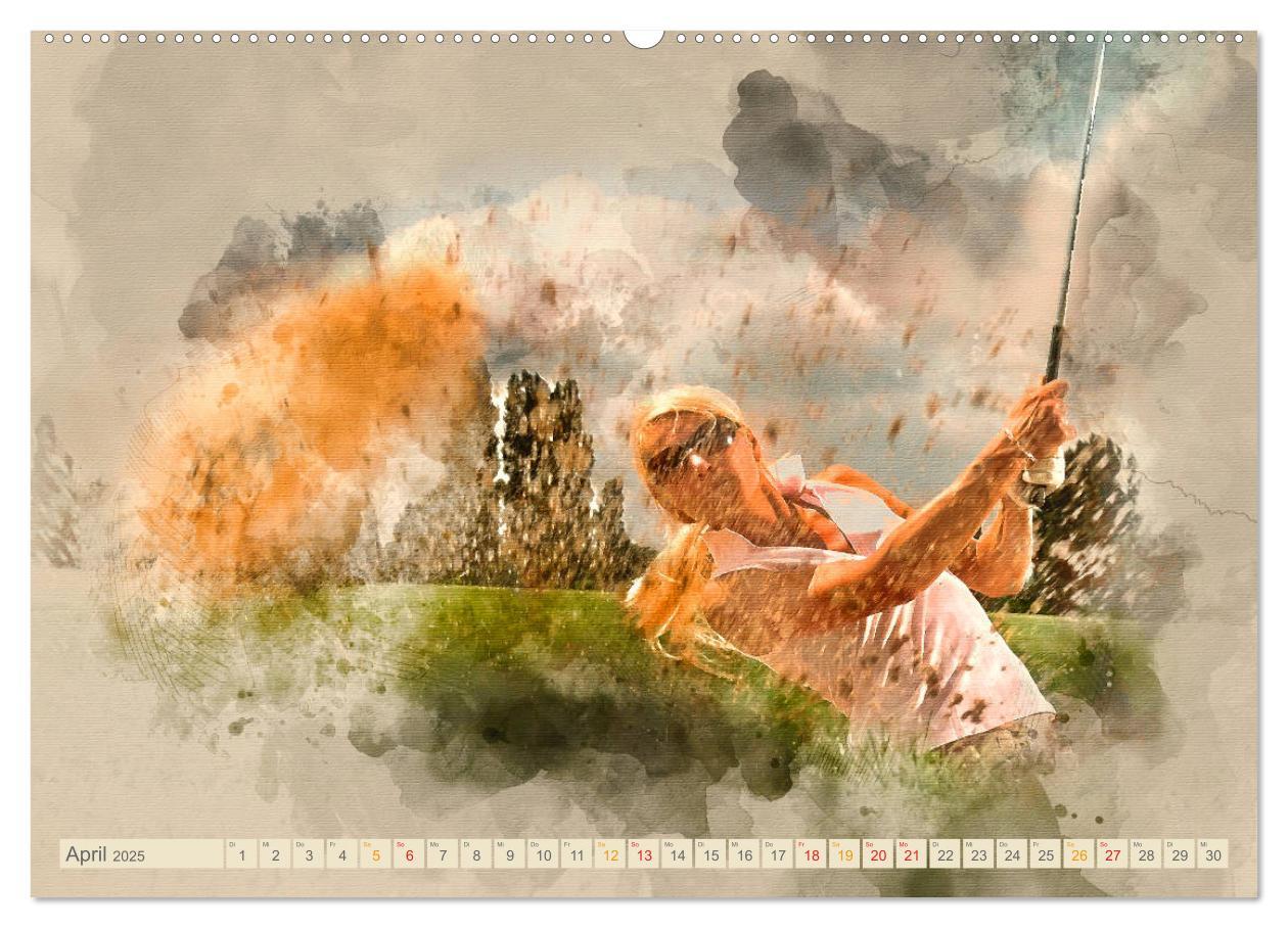 Bild: 9783435419944 | Ich liebe Golf (Wandkalender 2025 DIN A2 quer), CALVENDO...