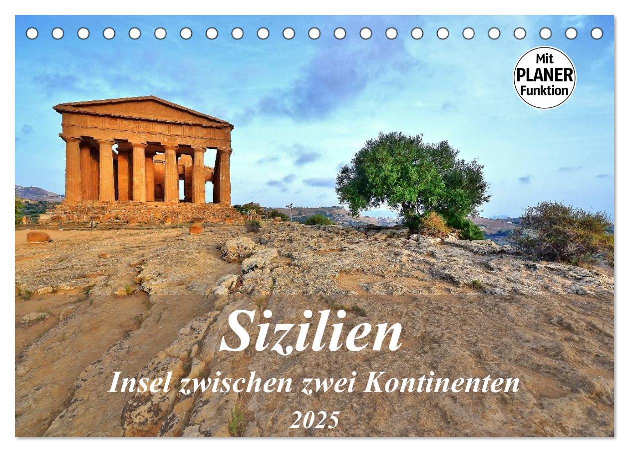 Cover: 9783435551569 | Sizilien - Insel zwischen zwei Kontinenten (Tischkalender 2025 DIN...