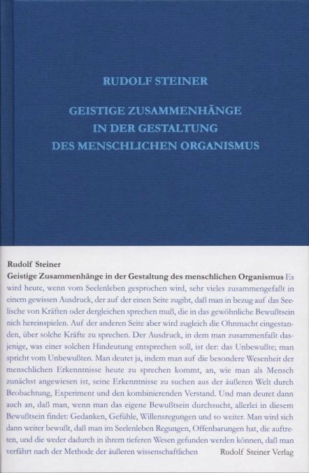 Cover: 9783727421822 | Geistige Zusammenhänge in der Gestaltung des menschlichen Organismus