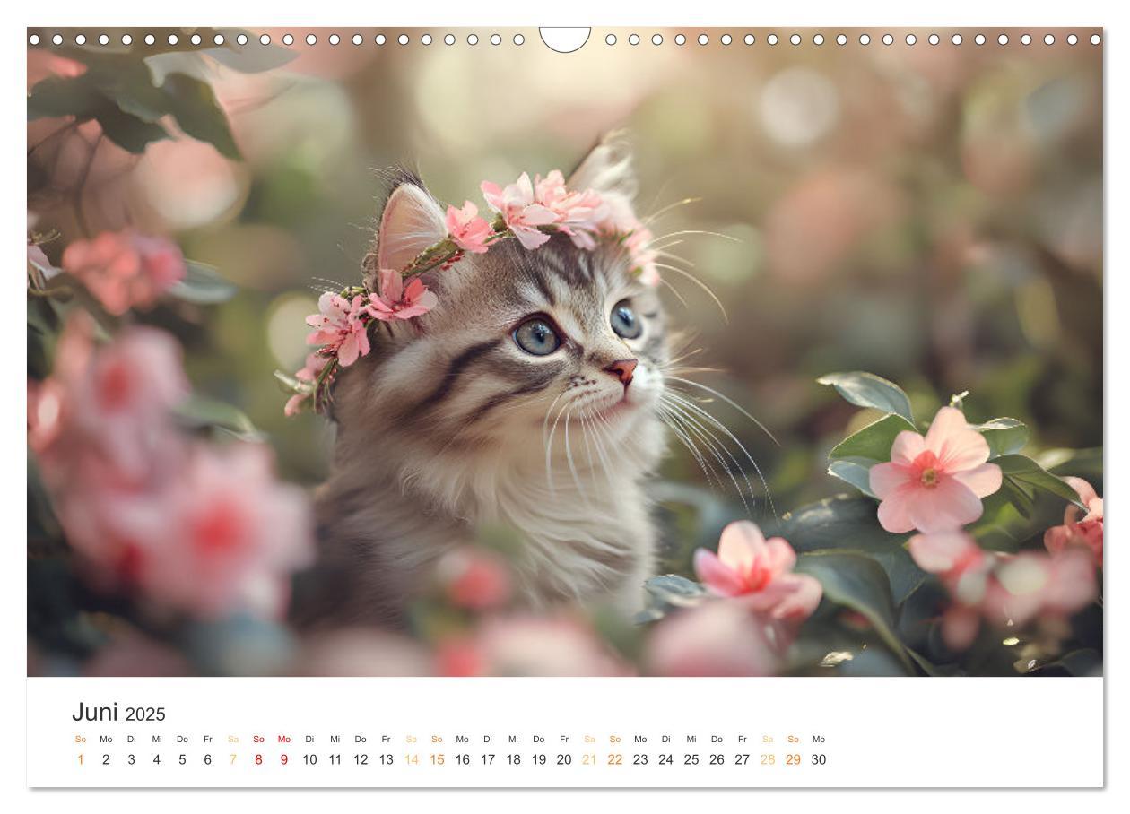 Bild: 9783457207994 | Zauberhafte Katzenbabys (Wandkalender 2025 DIN A3 quer), CALVENDO...