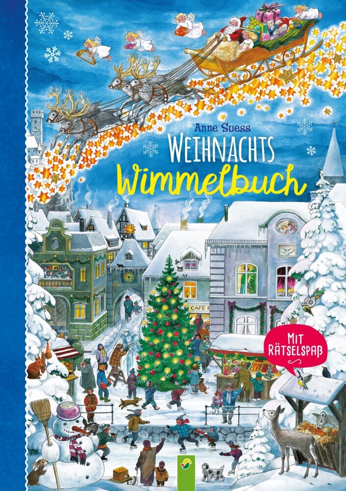 Cover: 9783849917340 | Weihnachtswimmelbuch. Mit Rätselspaß. Liebevoll illustriertes...