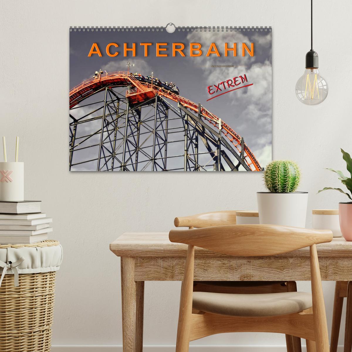 Bild: 9783435273409 | Achterbahn - extrem (Wandkalender 2025 DIN A3 quer), CALVENDO...