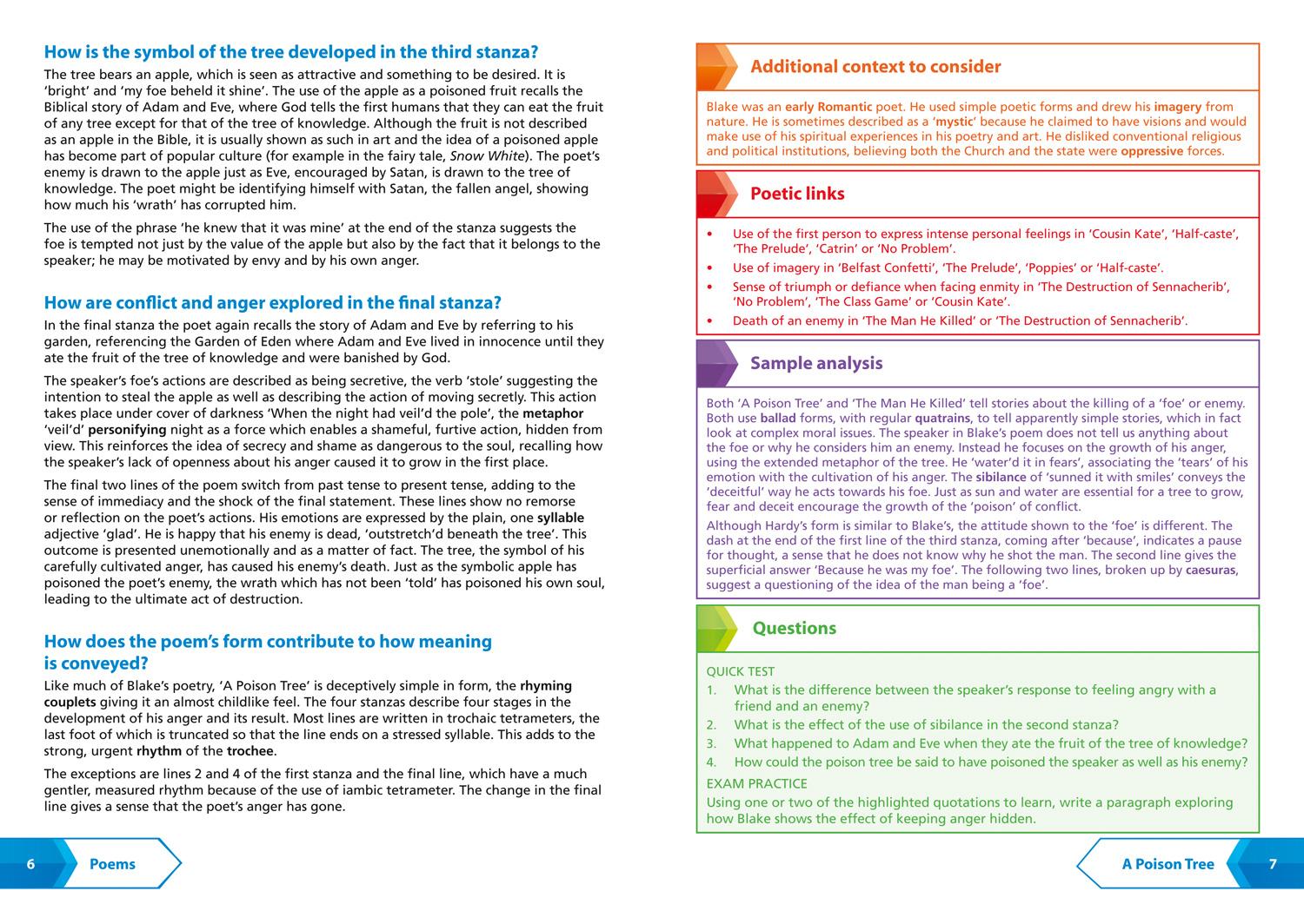 Bild: 9780008353063 | Edexcel Conflict Poetry Anthology Revision Guide | Collins Gcse | Buch