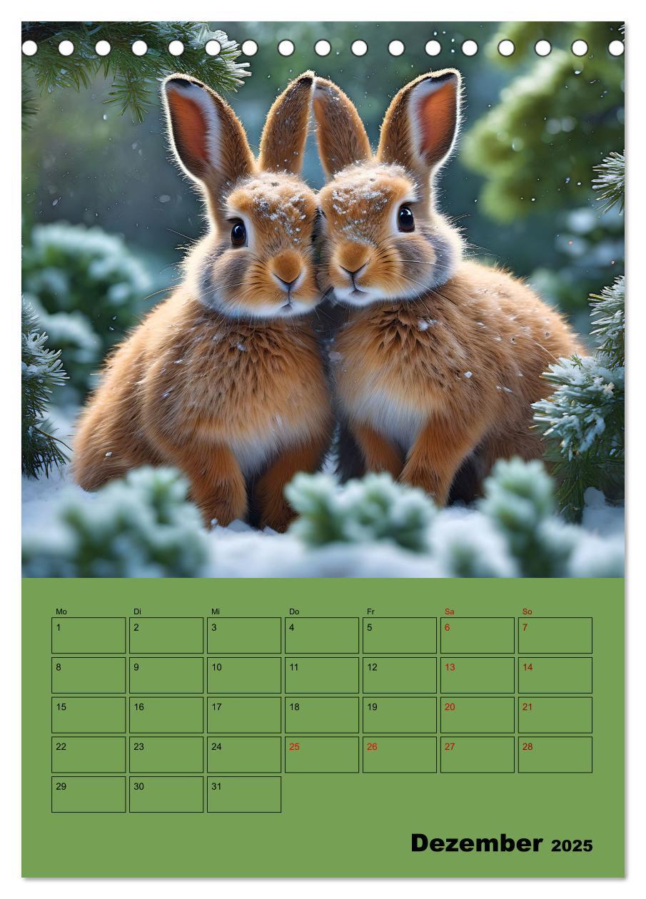 Bild: 9783457136874 | Tierkinder im Zauberwald (Tischkalender 2025 DIN A5 hoch), CALVENDO...