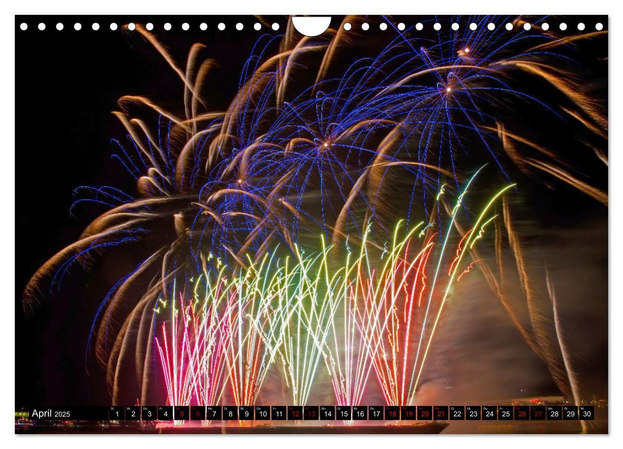 Bild: 9783435063017 | Feuerwerk - Kunstwerke am Himmel (Wandkalender 2025 DIN A4 quer),...