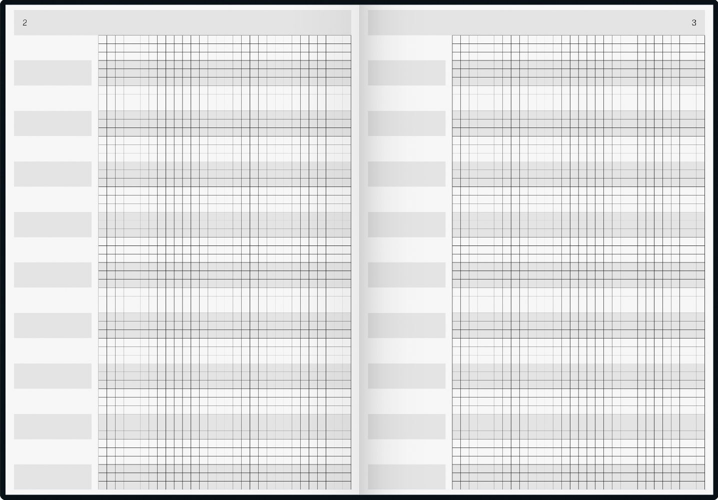 Bild: 4061947126761 | Buchkalender TimeCenter Modell 724 (2025) | 2 Seiten = 1 Woche, A4