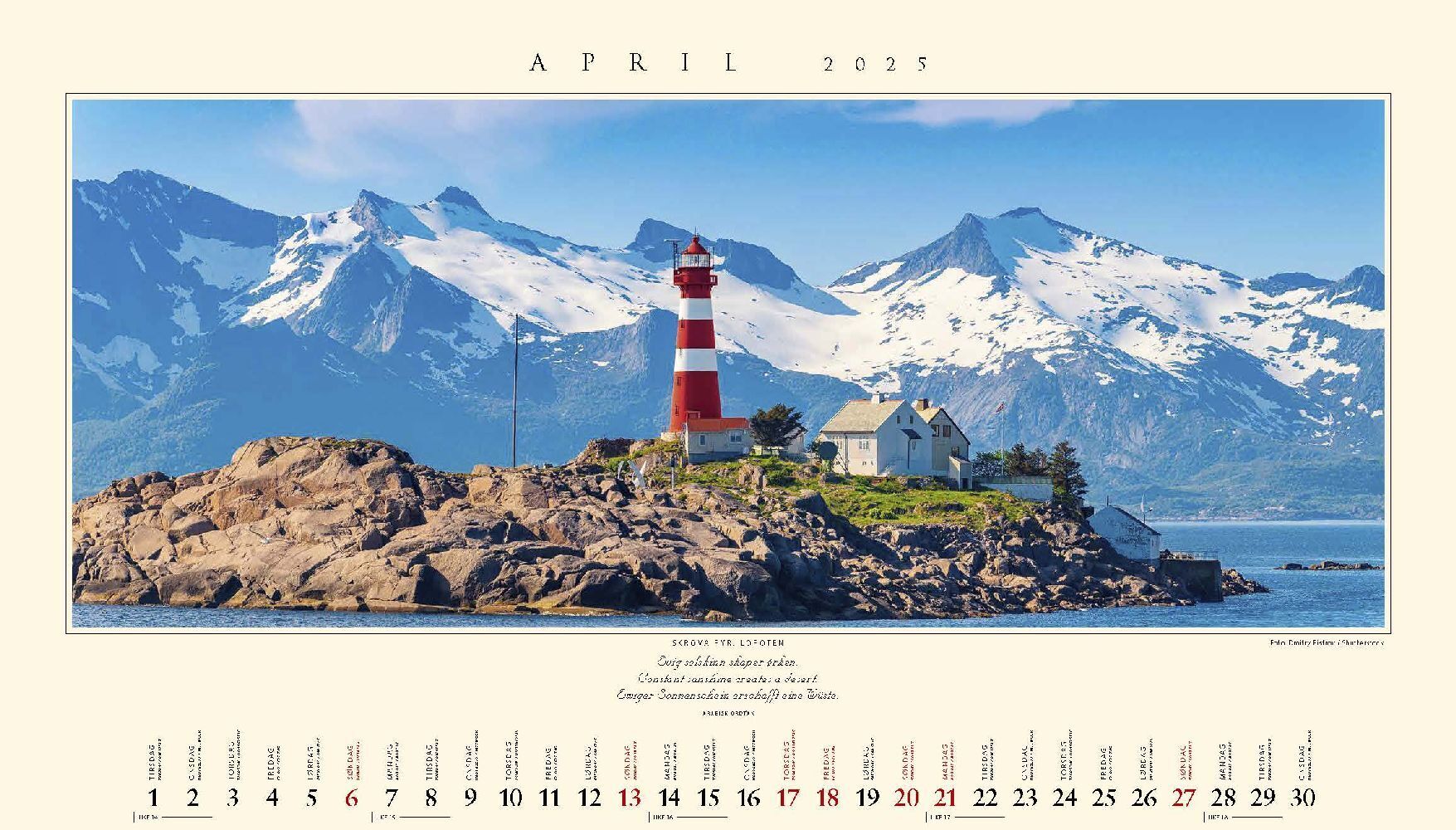 Bild: 9783930232963 | Panorama Norwegen 2025 Wandkalender | Kalender | In Schuber | Deutsch