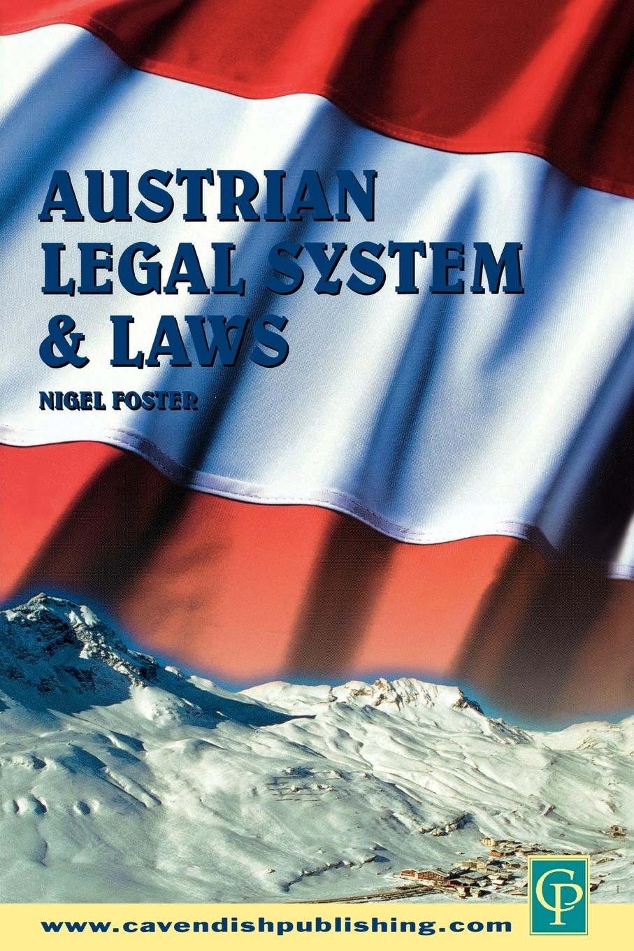 Cover: 9781859417577 | Austrian Legal System and Laws | Nigel Foster | Taschenbuch | Englisch