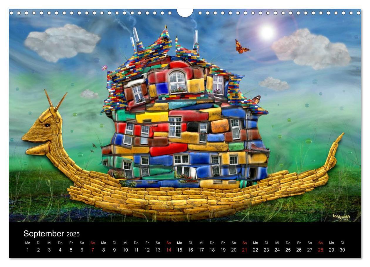 Bild: 9783435829637 | Der kreative Hauskalender (Wandkalender 2025 DIN A3 quer), CALVENDO...