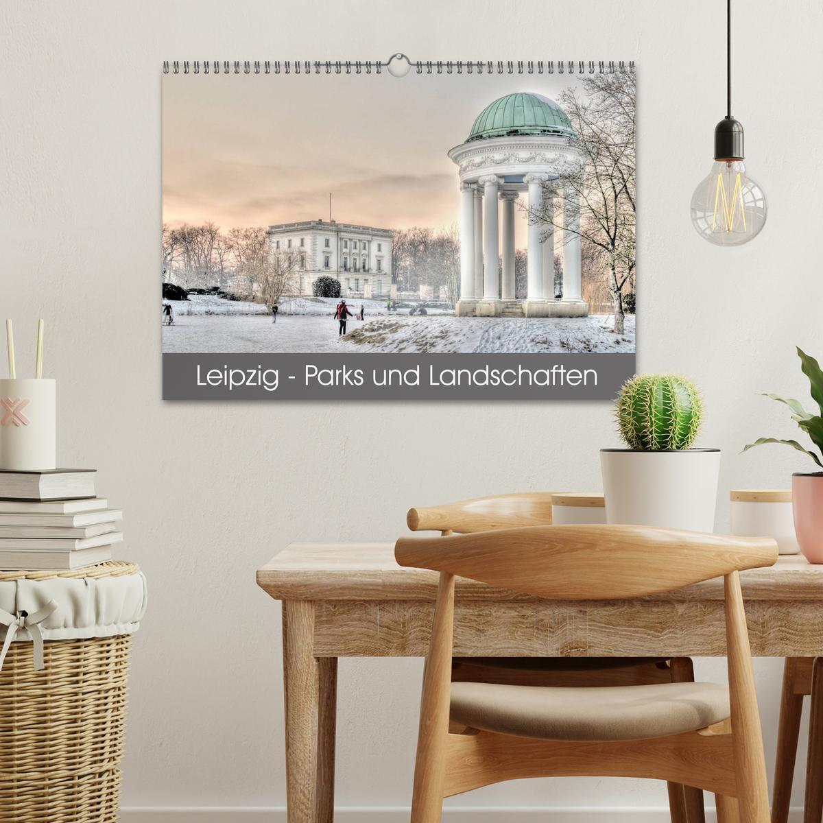 Bild: 9783435632541 | Leipzig - Parks und Landschaften (Wandkalender 2025 DIN A3 quer),...