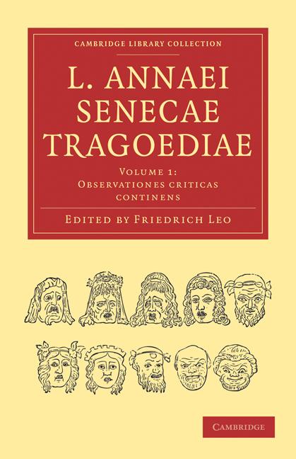 Cover: 9781108013062 | L. Annaei Senecae Tragoediae | Seneca | Taschenbuch | Latein | 2010