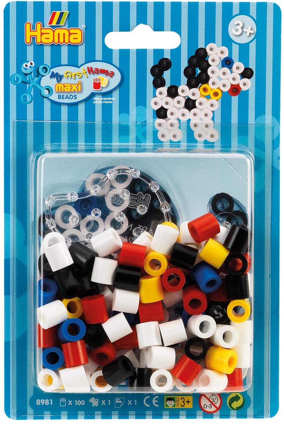 Cover: 28178089818 | Hama 8981 - Kleine Blister-Packung Hund, Bügelperlen Maxi, ca. 100...