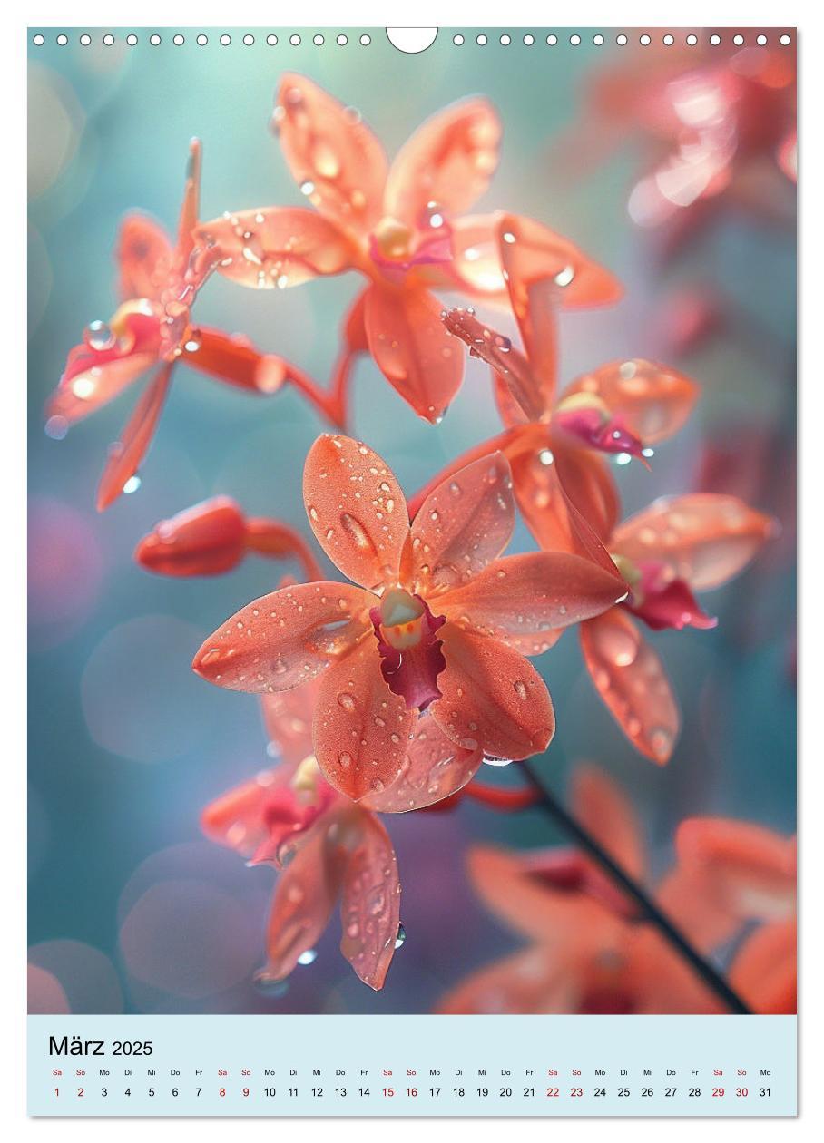 Bild: 9783383801334 | Orchideen Poesie (Wandkalender 2025 DIN A3 hoch), CALVENDO...