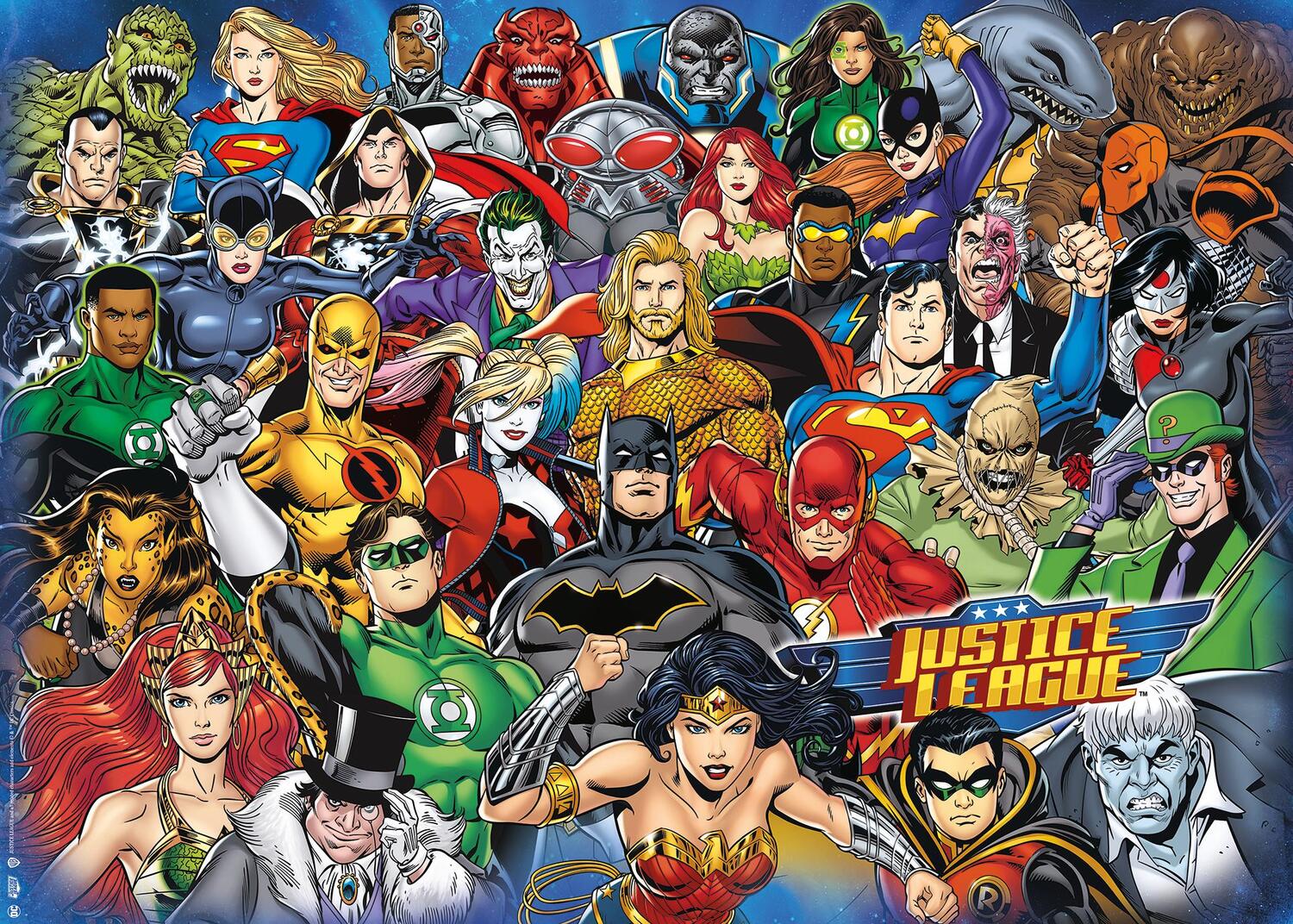 Cover: 4005555005650 | Ravensburger Puzzle 12000565 - DC Comics Challenge - 1000 Teile DC...