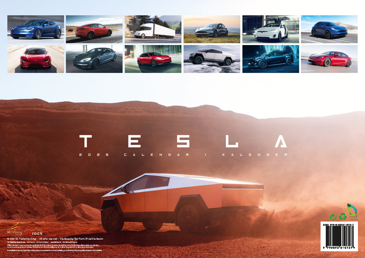 Bild: 9798893610727 | Tesla Kalender 2025 | Kalender | 14 S. | Deutsch | 2025