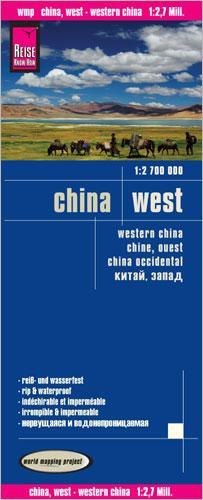 Cover: 9783831772872 | Reise Know-How Landkarte China, West 1 : 2.700.000 | Taschenbuch