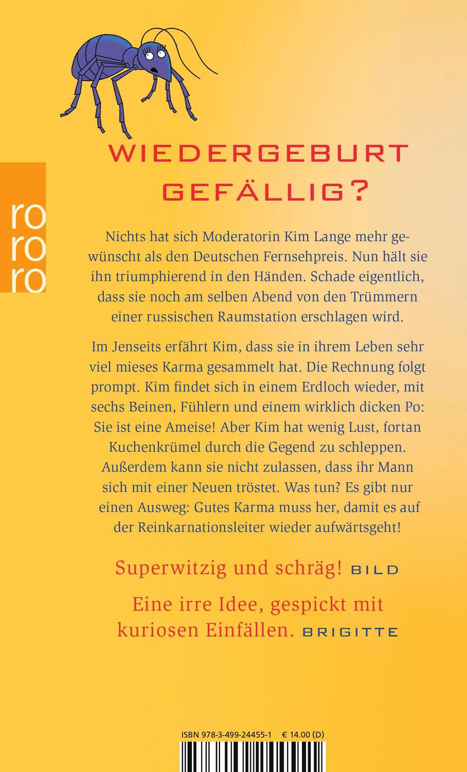 Rückseite: 9783499244551 | Mieses Karma | David Safier | Taschenbuch | 283 S. | Deutsch | 2008