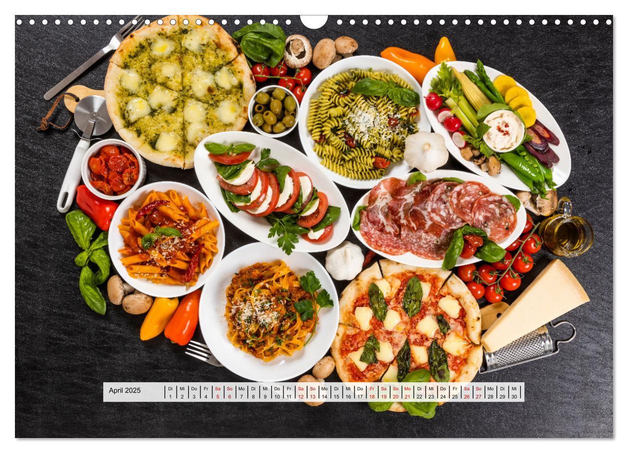 Bild: 9783435040377 | Mediterrane Küche - Gesund &amp; Lecker (Wandkalender 2025 DIN A3...