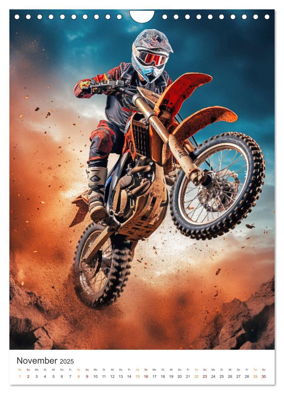 Bild: 9783435853472 | Motocross - Mit Leib und Seele dabei (Wandkalender 2025 DIN A4...