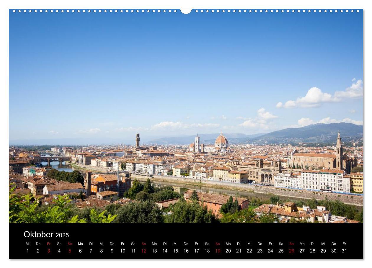 Bild: 9783435721528 | Florenz (Wandkalender 2025 DIN A2 quer), CALVENDO Monatskalender