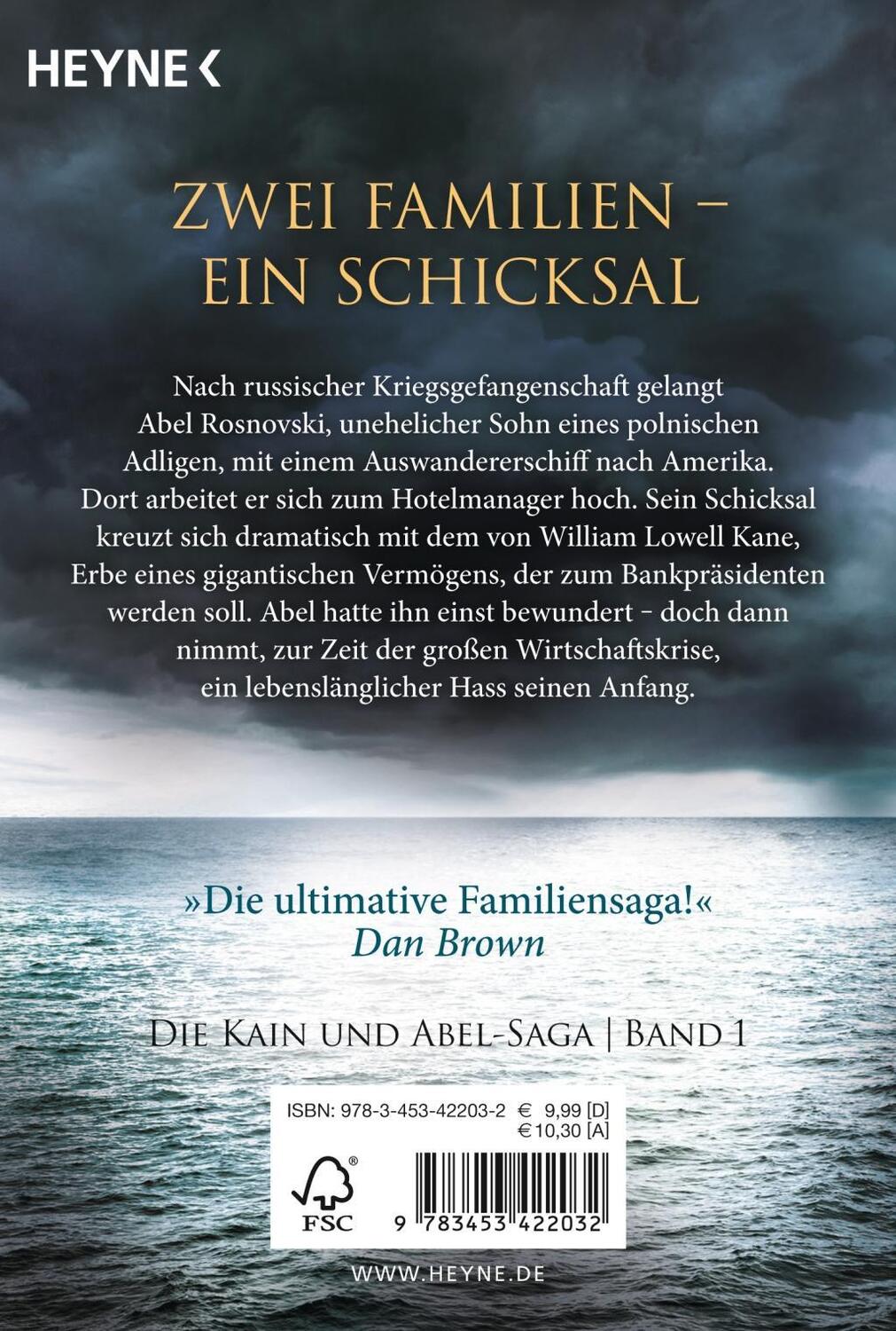 Bild: 9783453422032 | Kain und Abel | Kain und Abel 01 - Roman | Jeffrey Archer | Buch