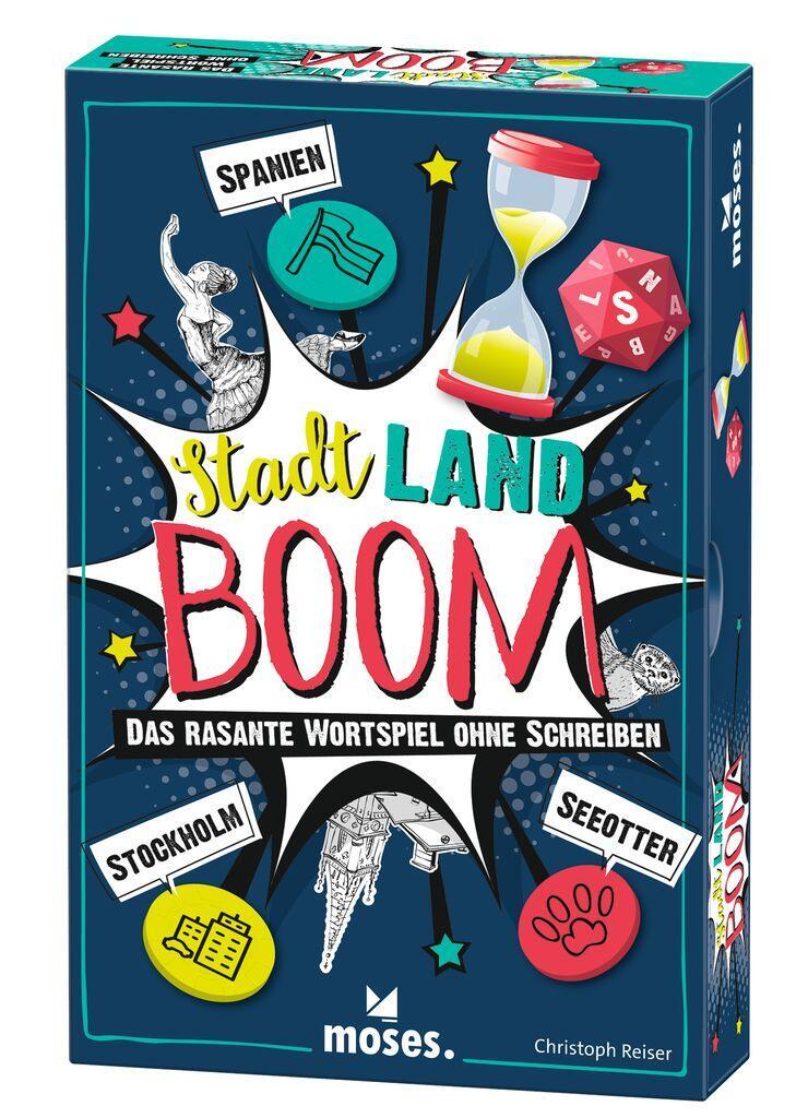 Cover: 4033477901620 | STADT, LAND, BOOM! | Das rasante Wortspiel ohne Schreiben | Dressler