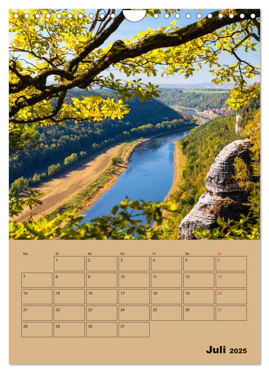 Bild: 9783435972197 | Zauberhafte Sächsische Schweiz (Wandkalender 2025 DIN A4 hoch),...