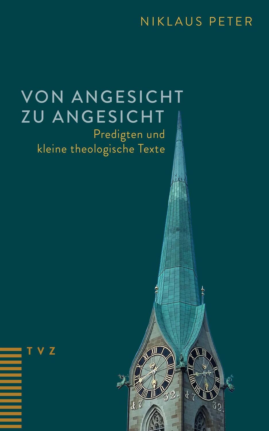 Cover: 9783290183844 | Von Angesicht zu Angesicht | Predigten und kleine theologische Texte