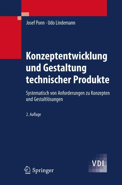 Cover: 9783642205798 | Konzeptentwicklung und Gestaltung technischer Produkte | Buch | XIV