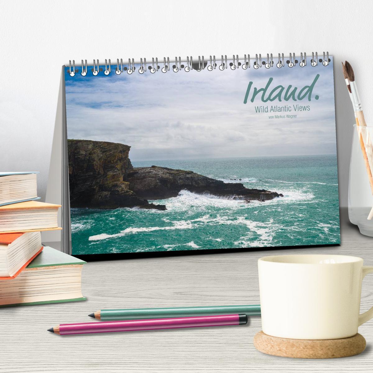 Bild: 9783435825189 | Irland. Wild Atlantic Views. (Tischkalender 2025 DIN A5 quer),...