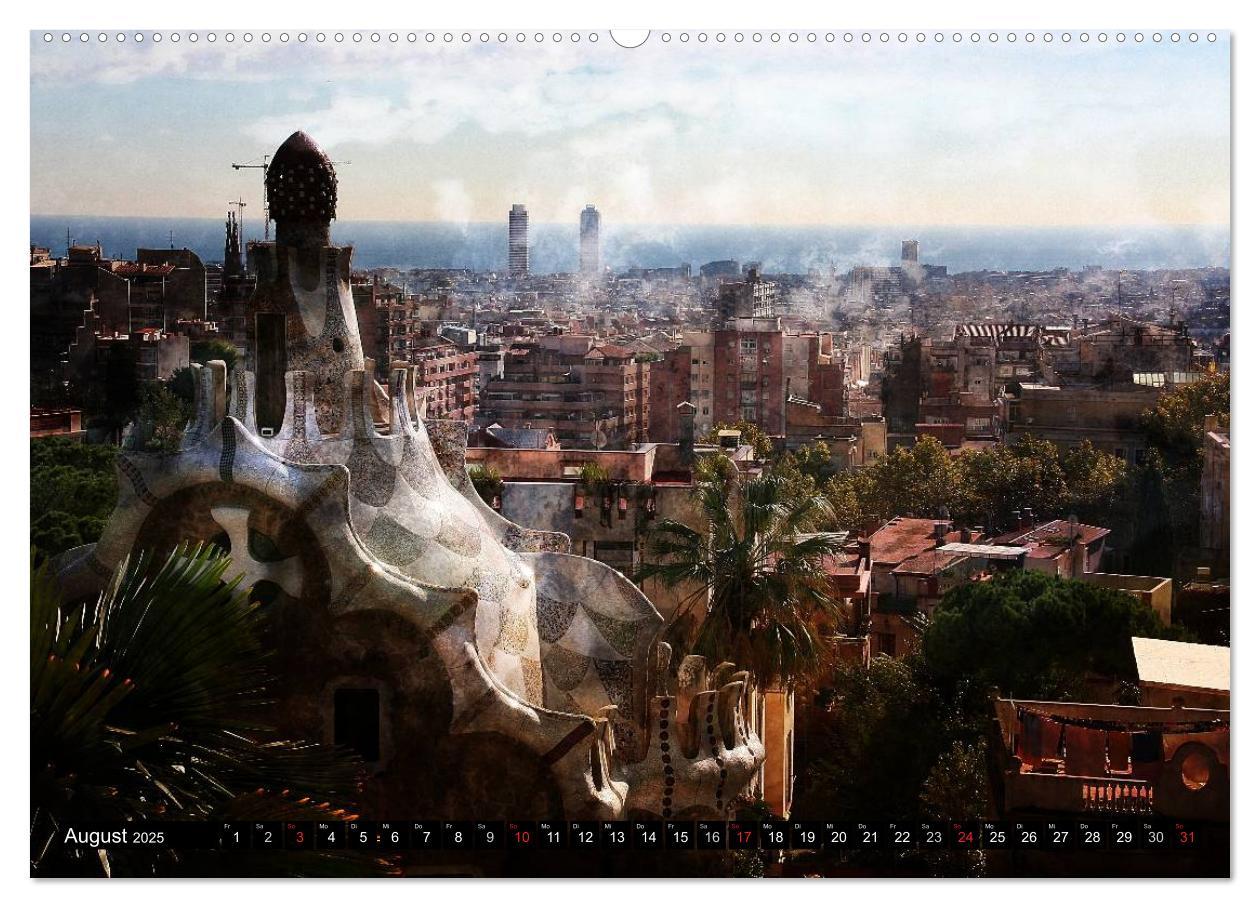 Bild: 9783435492176 | Barcelona (hochwertiger Premium Wandkalender 2025 DIN A2 quer),...