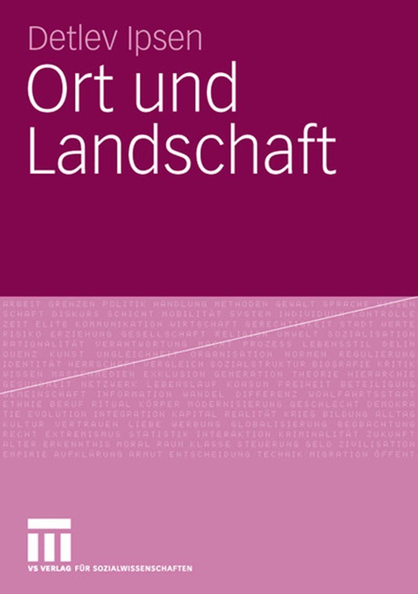 Cover: 9783531151021 | Ort und Landschaft | Detlev Ipsen | Taschenbuch | xi | Deutsch | 2006