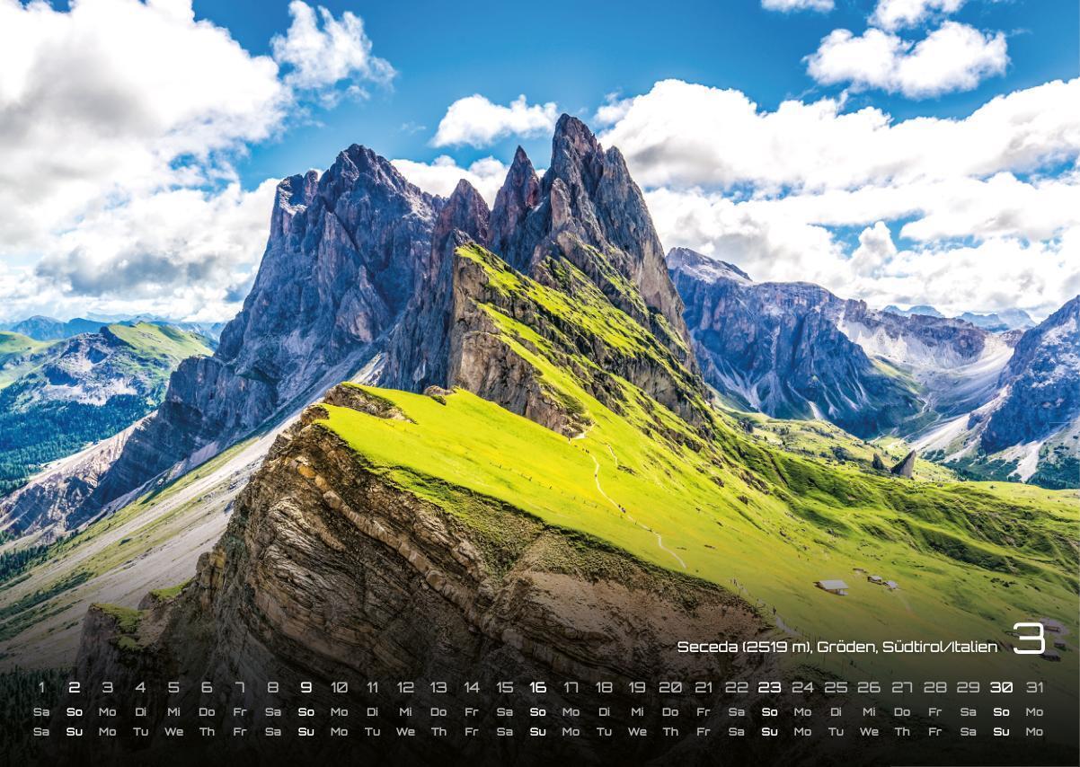 Bild: 9783986733766 | Die Alpen - dem Himmel so nah - 2025 - Kalender DIN A3 | GP-Fever. de