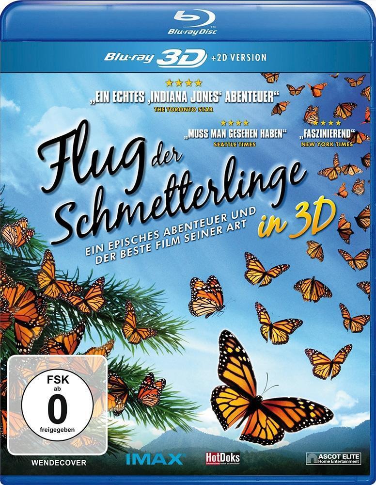 Cover: 7613059505957 | Flug der Schmetterlinge | Blu-ray 3D + 2D | Wendy MacKeigan (u. a.)