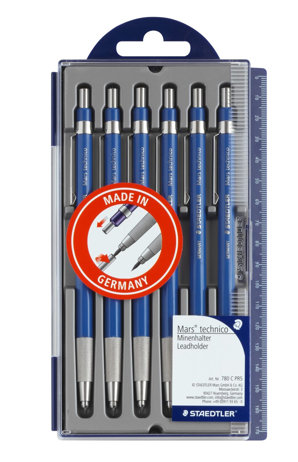 Cover: 4007817015742 | Staedtler Bleistift Fallminenstift Mars® technico 6er Set | 780 C PR5