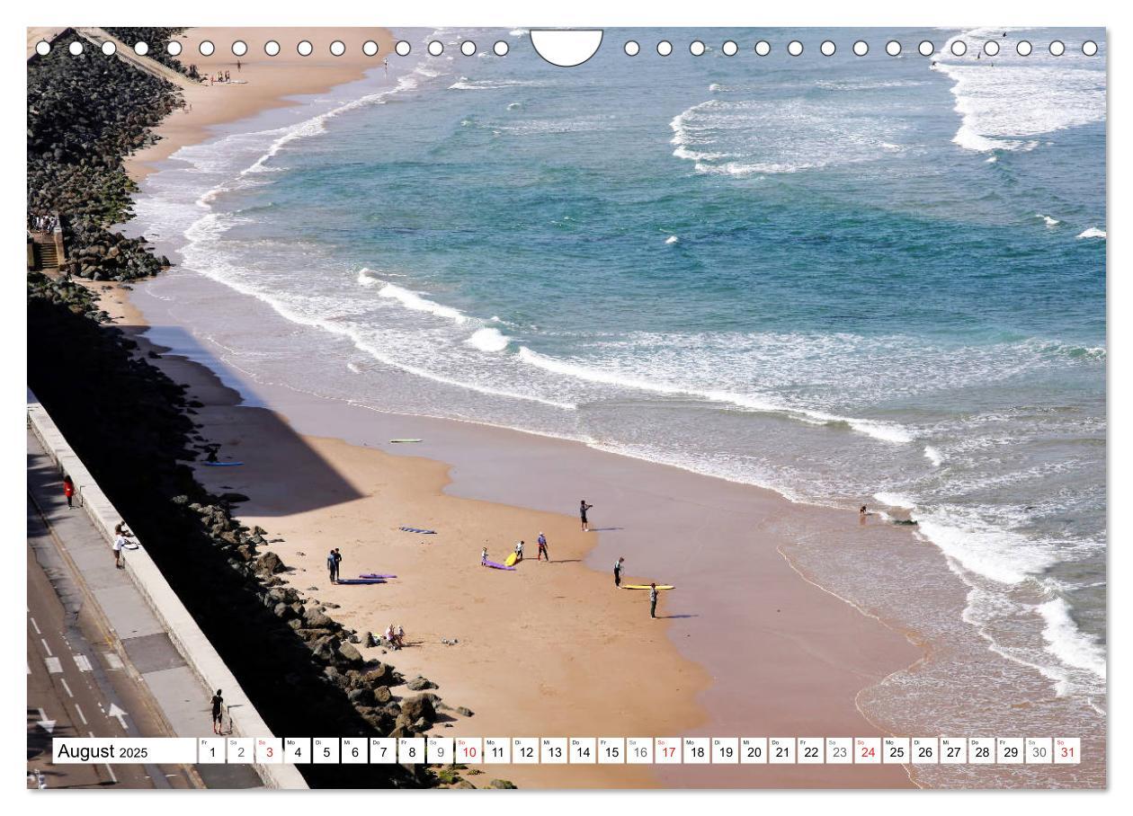 Bild: 9783435305230 | Biarritz (Wandkalender 2025 DIN A4 quer), CALVENDO Monatskalender