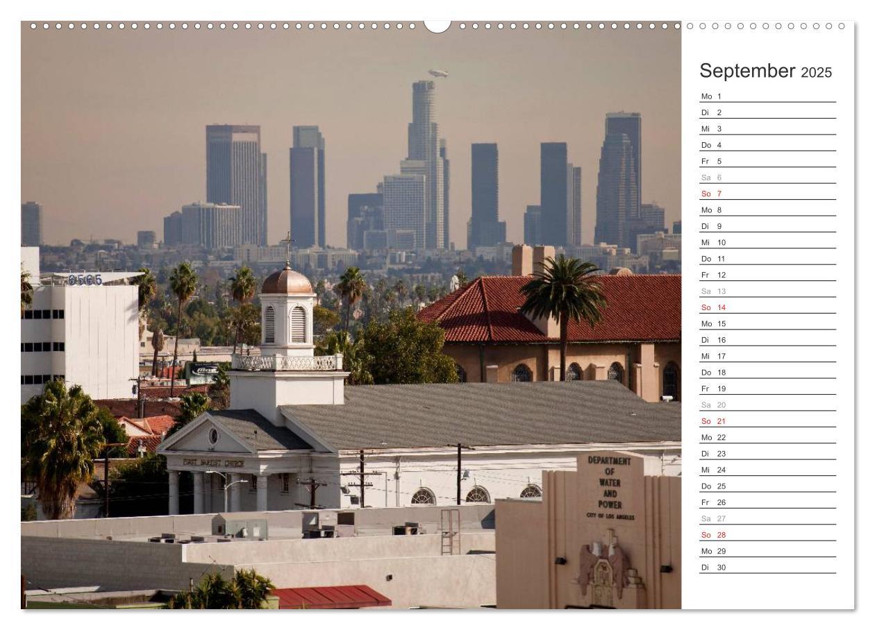 Bild: 9783435724956 | Los Angeles - Kalifornien (Wandkalender 2025 DIN A2 quer), CALVENDO...