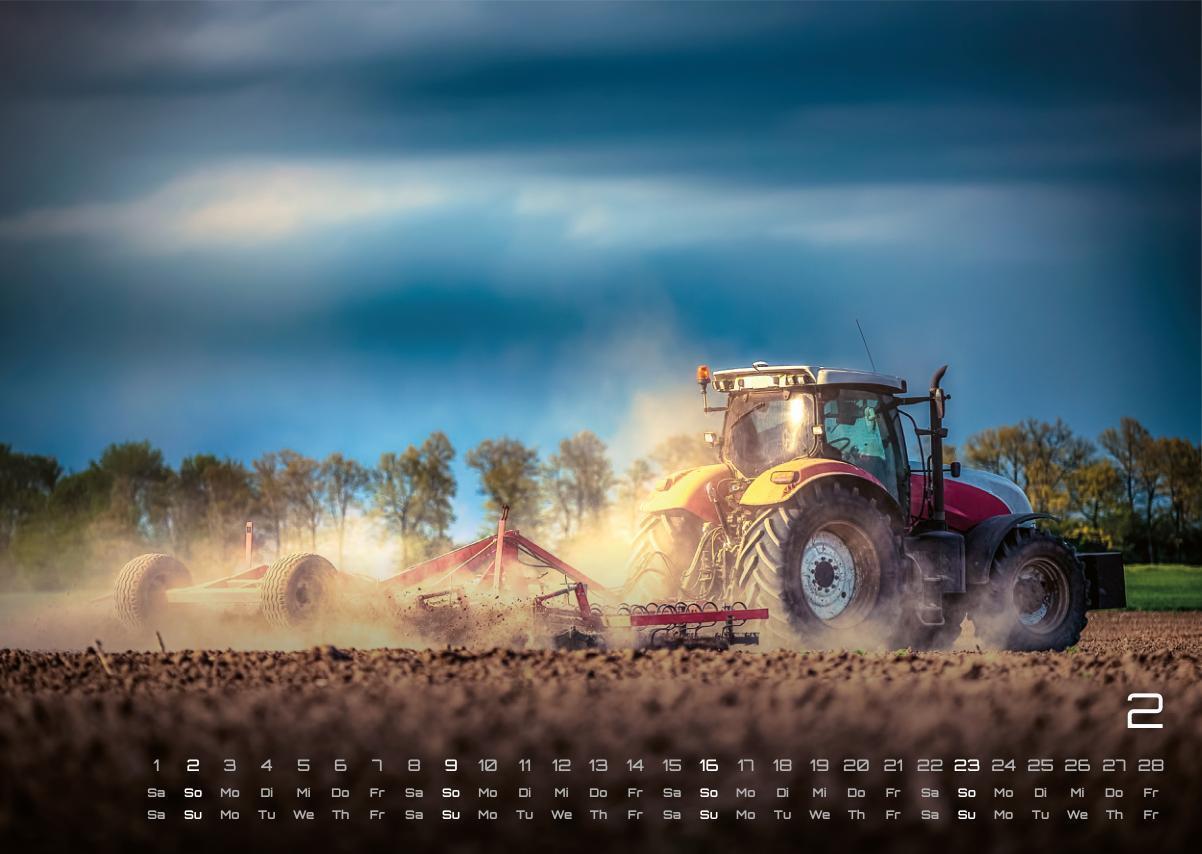 Bild: 9783986734428 | Landmaschinen - Traktor - 2025 - Kalender DIN A3 | GP-Fever. de | 2025