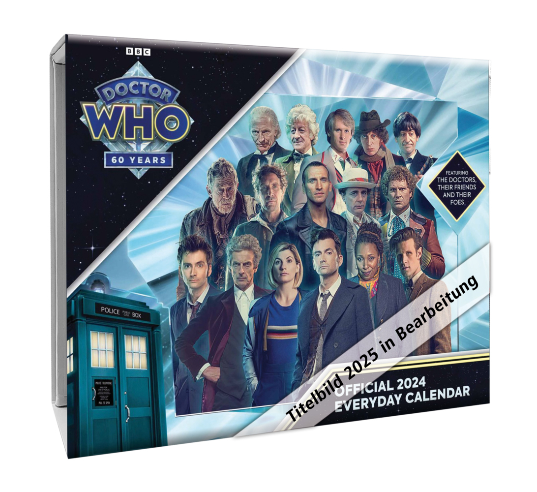 Cover: 9781835271780 | Doctor Who 2025 | Original Danilo-Tagesabreißkalender [Kalendar] | Ltd