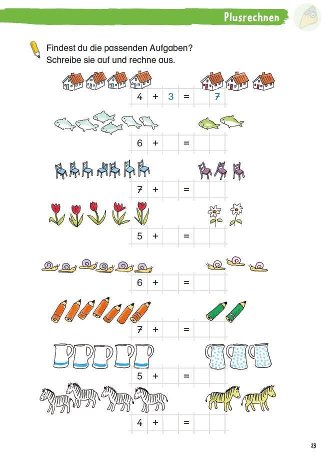 Bild: 9783411722877 | Mein großes Mathebuch mit Rabe Linus - 1. Klasse | Dorothee Raab