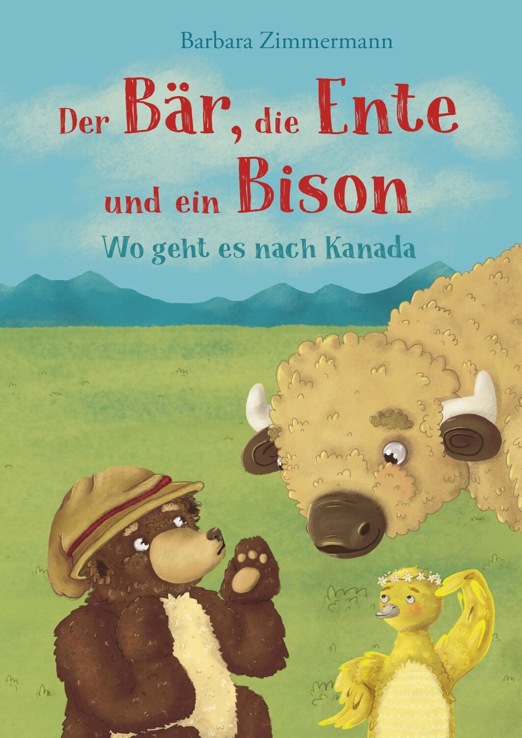 Cover: 9783752824209 | Der Bär, die Ente und ein Bison | Wo geht es nach Kanada | Zimmermann