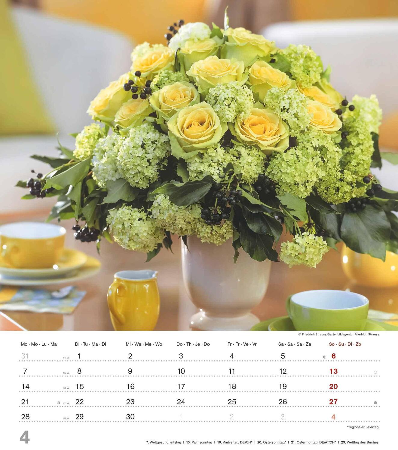 Bild: 4251732342135 | Der Duft der Rosen 2025 - Bildkalender 30x34 cm - Kalender mit wohl...