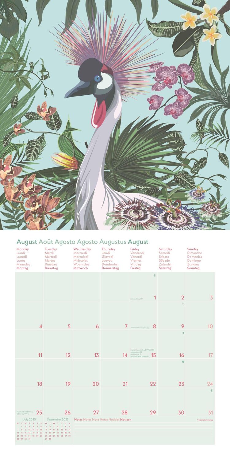 Bild: 4002725981752 | GreenLine Jungle 2025 - Wand-Kalender - Broschüren-Kalender - 30x30...