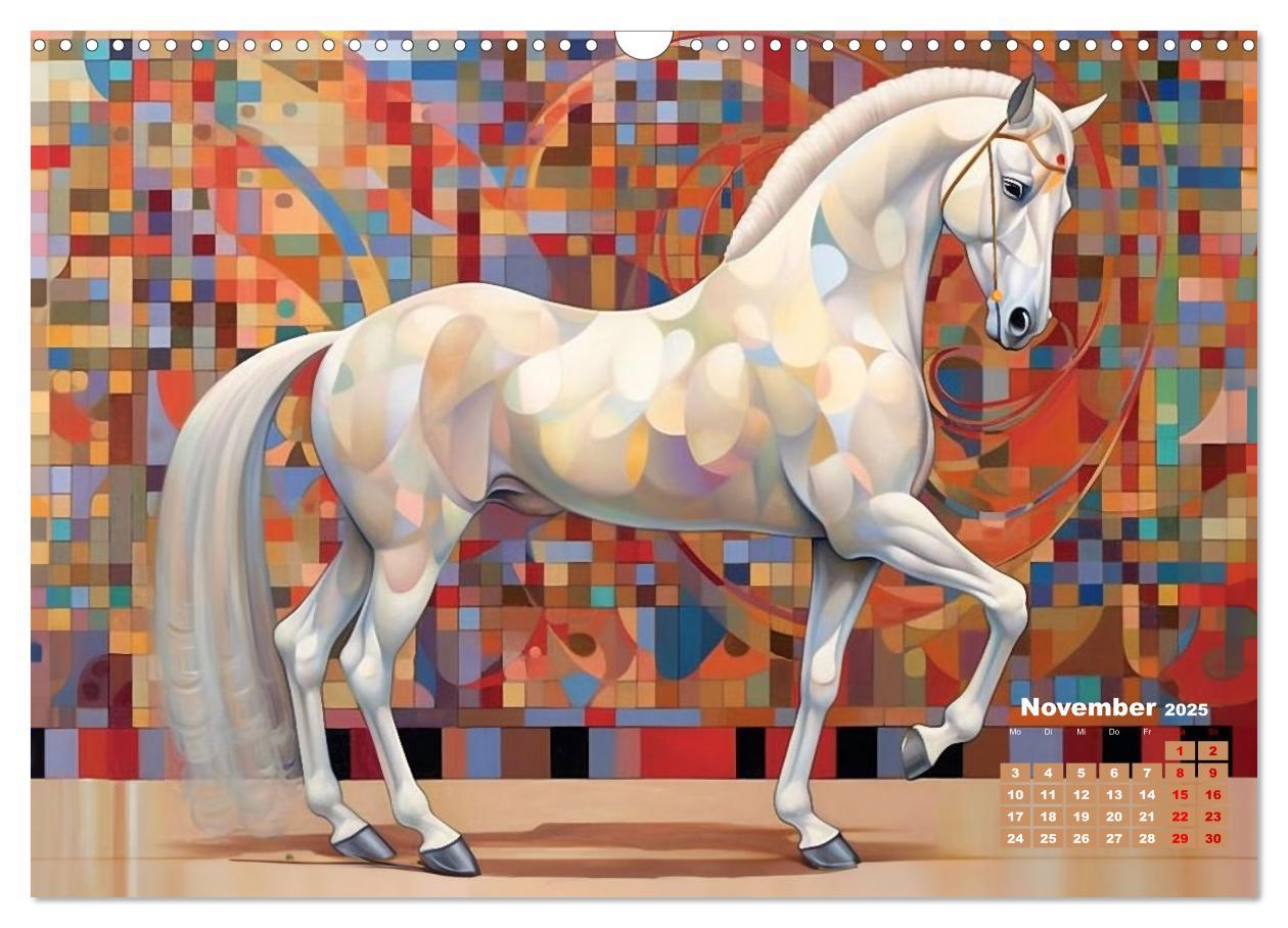 Bild: 9783383899898 | Pferde - Modern Art (Wandkalender 2025 DIN A3 quer), CALVENDO...