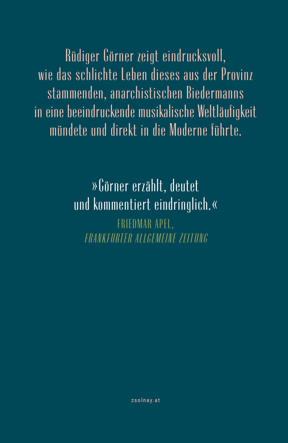 Bild: 9783552075115 | Bruckner | Der Anarch in der Musik | Rüdiger Görner | Buch | 384 S.