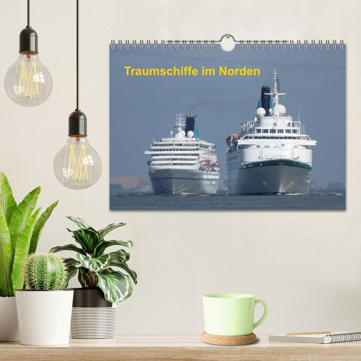 Bild: 9783435653720 | Traumschiffe im Norden (Wandkalender 2025 DIN A4 quer), CALVENDO...