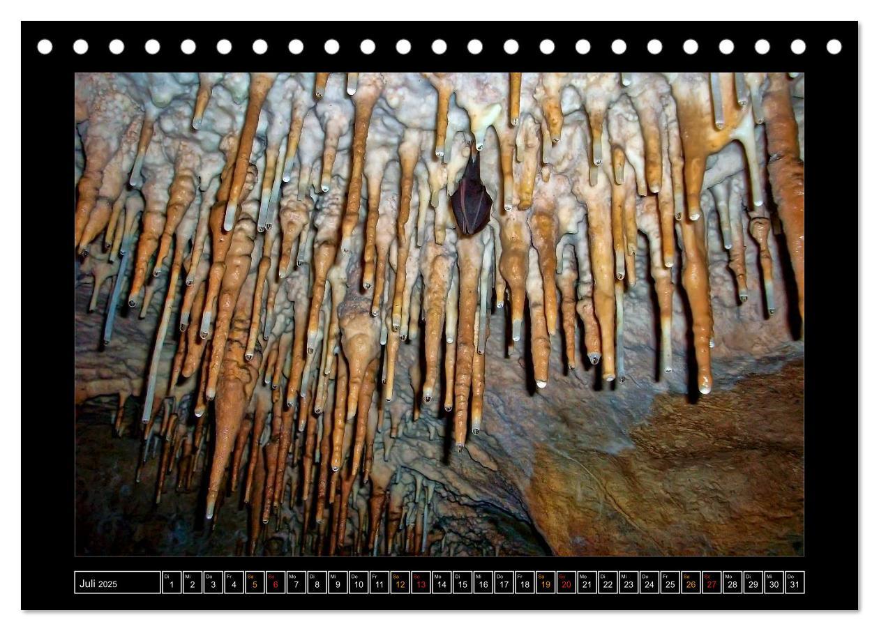 Bild: 9783435595419 | Höhlen, Stalaktiten und Stalagmiten (Tischkalender 2025 DIN A5...