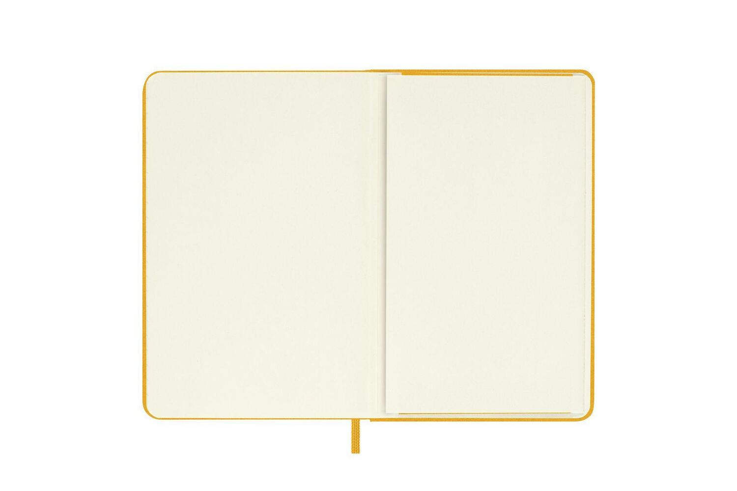 Bild: 8056598853063 | Moleskine Classic Notebook, Pocket, Ruled, Orange Yellow, Silk Hard...